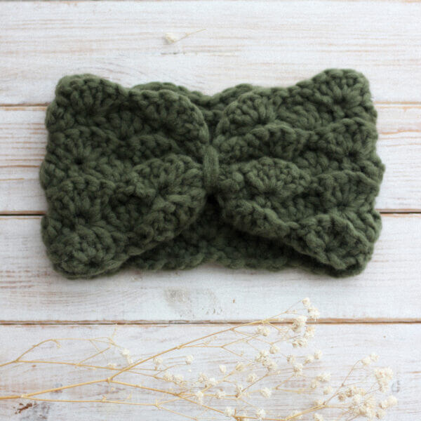 Mollie headband forest green