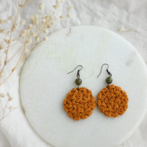 Jasmin Earrings | Mustard